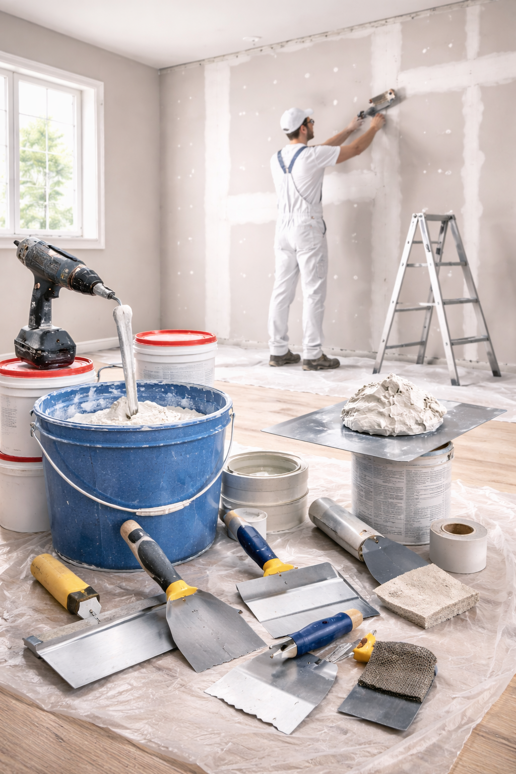 Enduiseur professionnel à Caen - Application d'enduit de lissage par Durand Rénovation